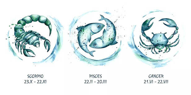 Cancer, Scorpio, Pisces