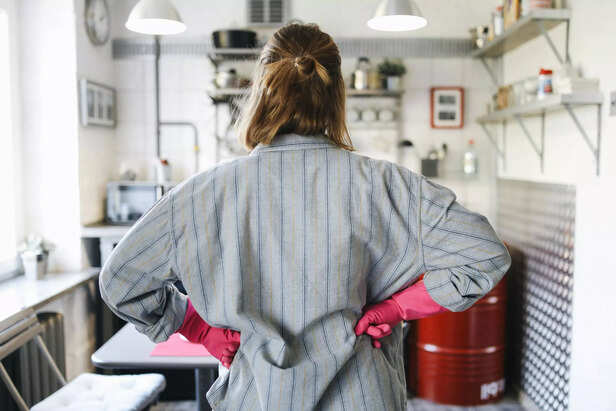 Woman working