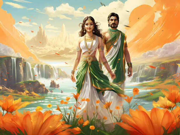 Shakuntala and Dushyanta: