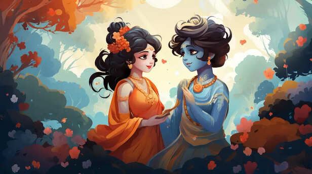 Radha and Krishna: Eterna