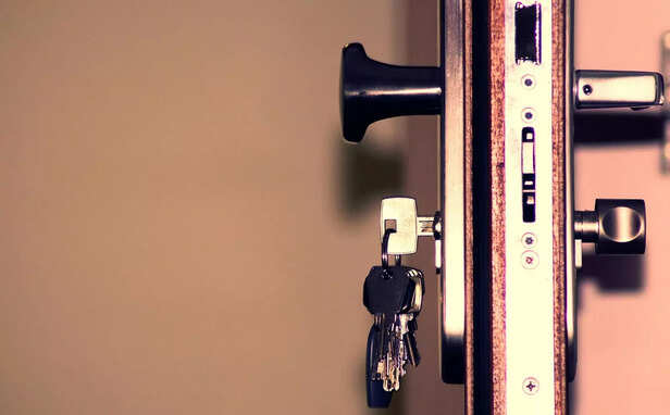 Closed door