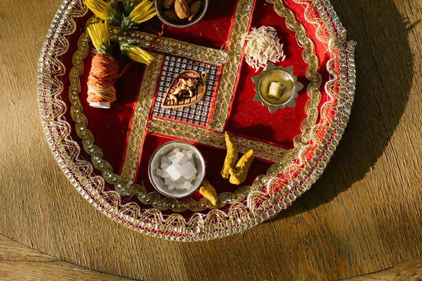 Puja thali
