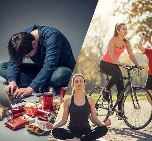 Stressed v/s Relaxed