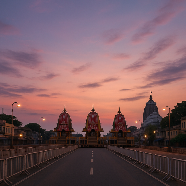 Ratha Yatra Dusk