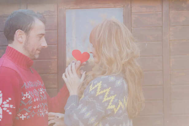 Love with a paper heart