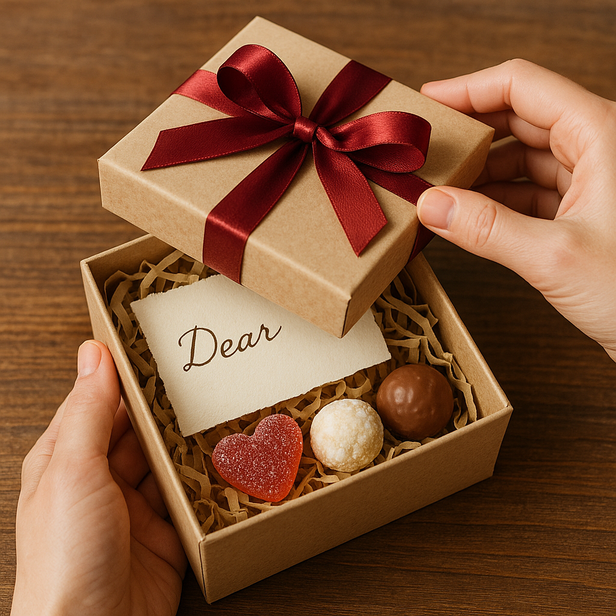 gift box opening
