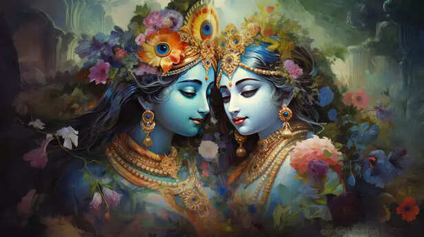 radha krishna image