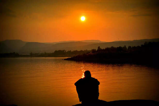 Man alone