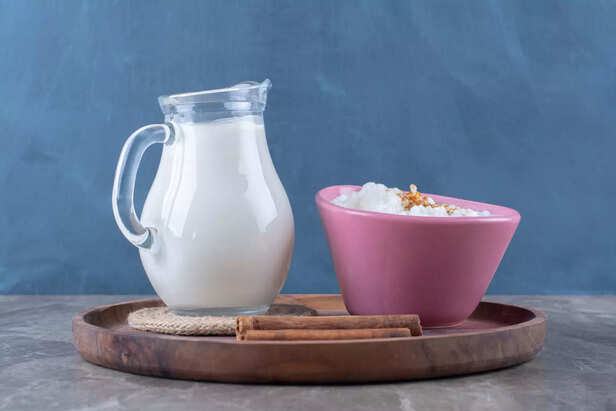 Milk and curd