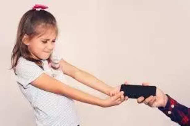 Parent taking away phone
