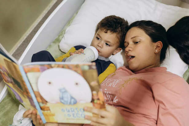 Parent and child reading