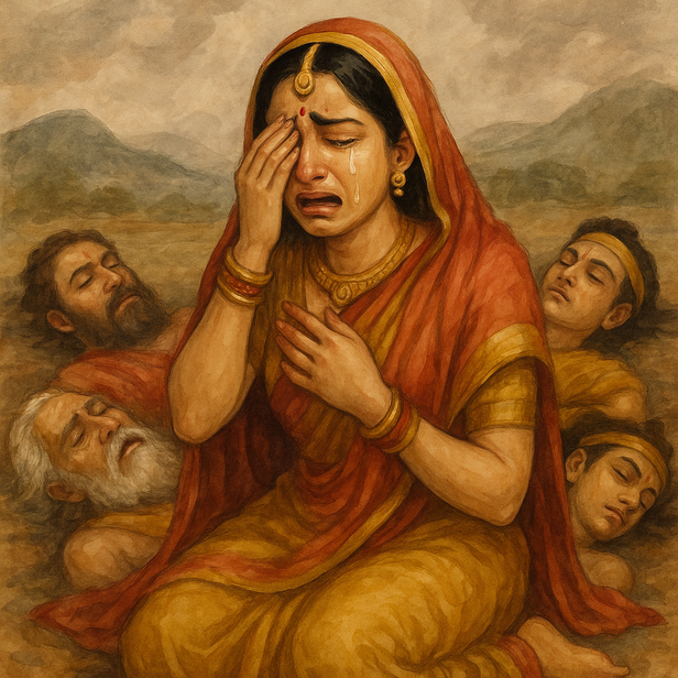Sita Crying Family Loss