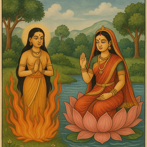 Vedavati as Sita