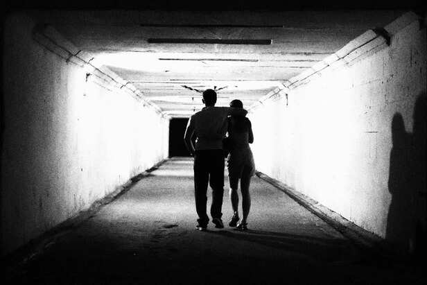Couple hug