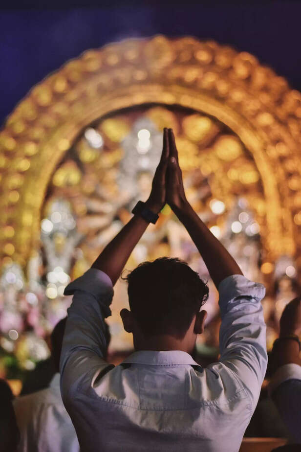 Man doing prayer