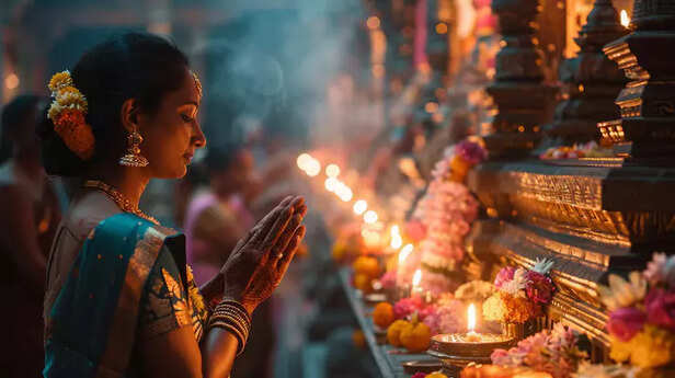 Woman praying