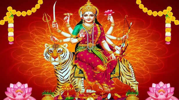 Tiger of goddess durga