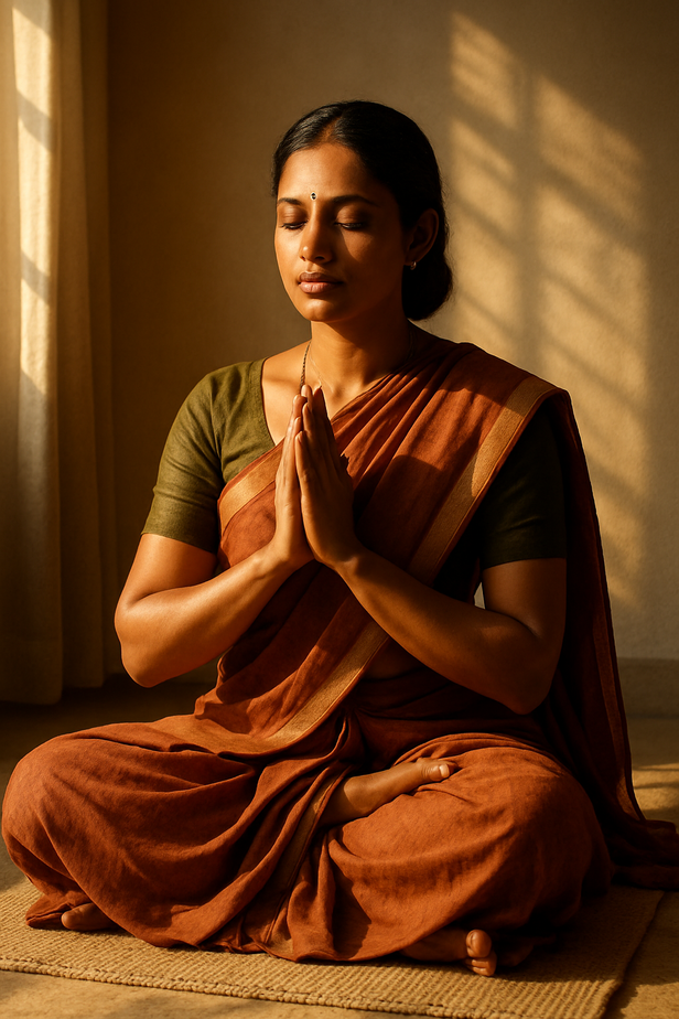 Woman praying