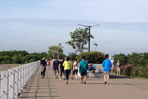 Group morning walk