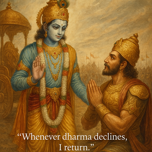 Krishna's Promise to Arju