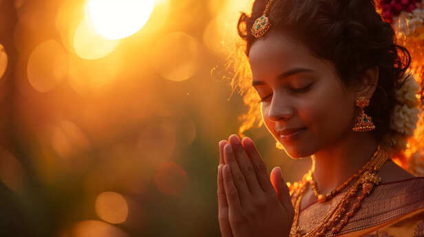 Gayatri mantra sunrise