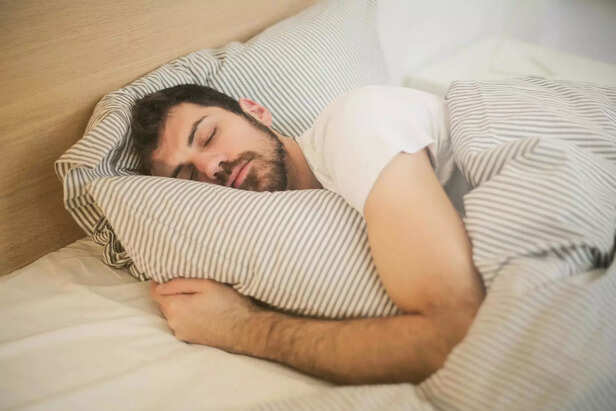 Person in his 30s resting
