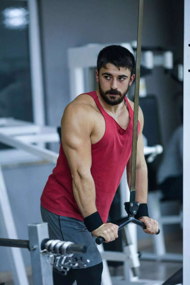 A Person in gym
