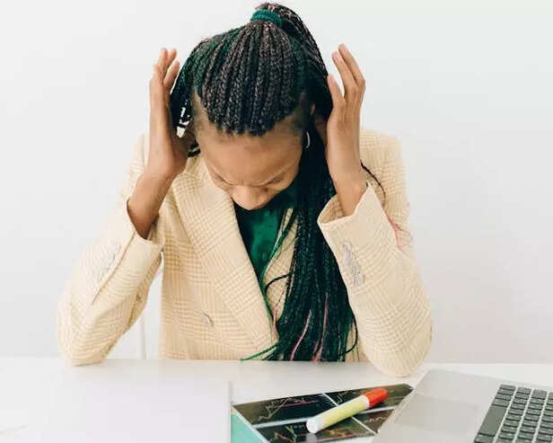 A woman suffering from hy