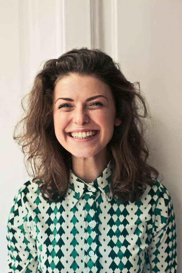 Woman smiling
