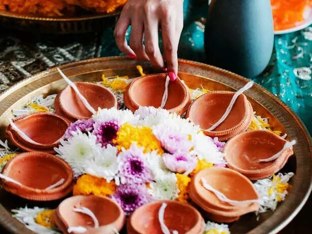 Diyas and decor