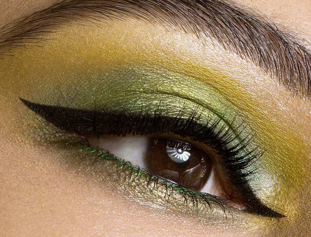 Green eyeshadow