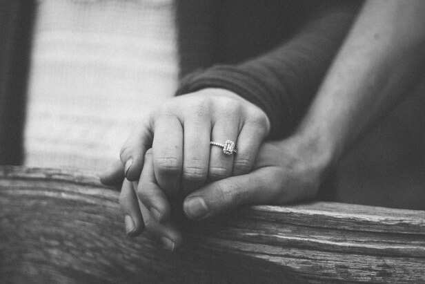 Holding hands
