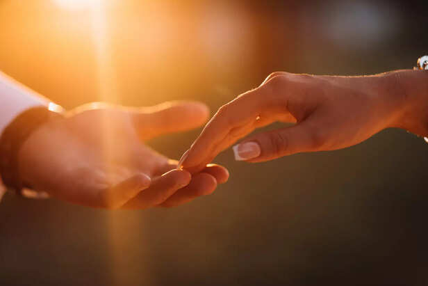 Hands getting separated