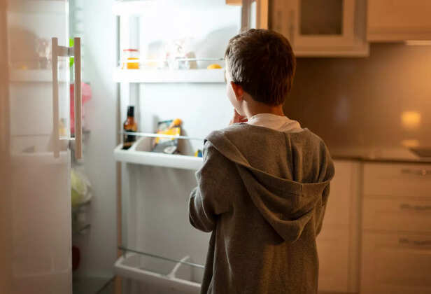 Empty fridge hurts