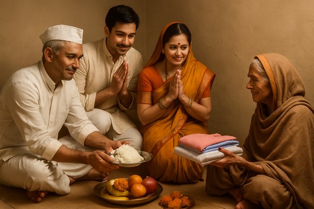 Generosity in Action: Shradh Dāna