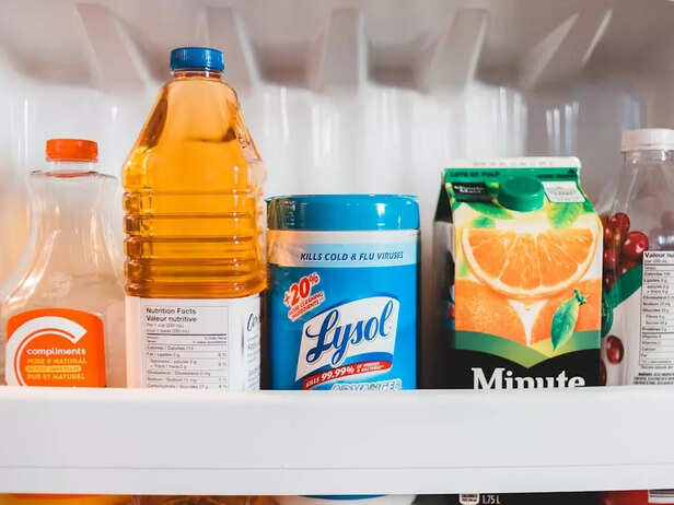 Liquids in refrigerator