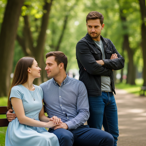 man feeling jealous couple trust issues