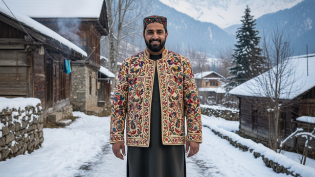 Woollen Aari Embroidered Jackets